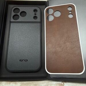 dbrand Grip Case Matte Black iPhone 17 Pro Max Leather Skin New Open Box